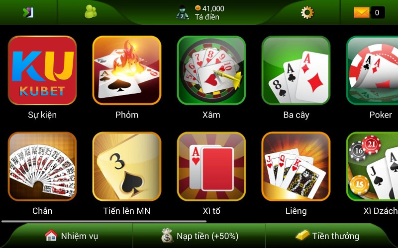 Các Trò Chơi Phong Phú Tại Kubet 11